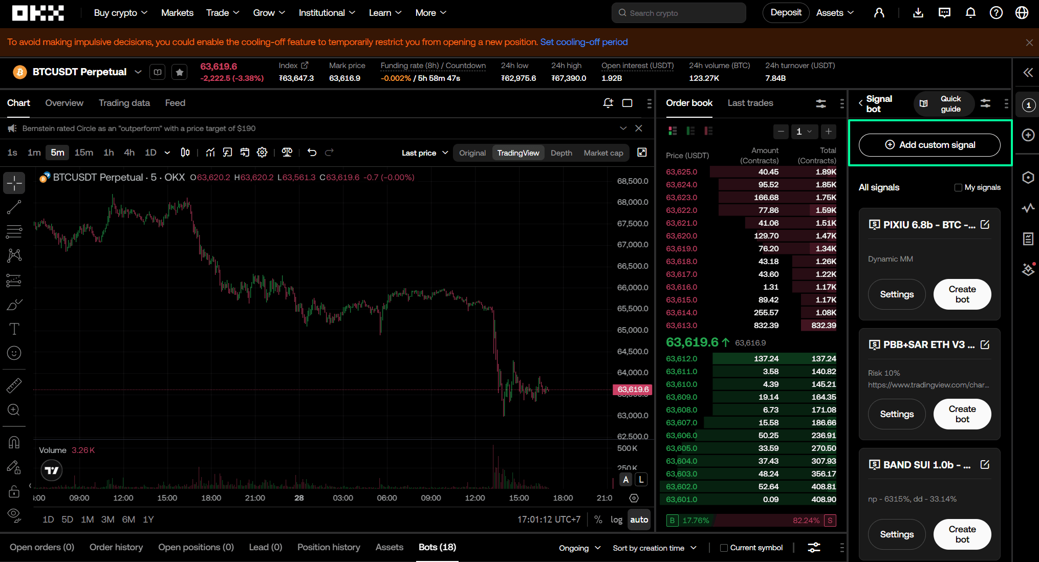 Add custom signal bot on okx